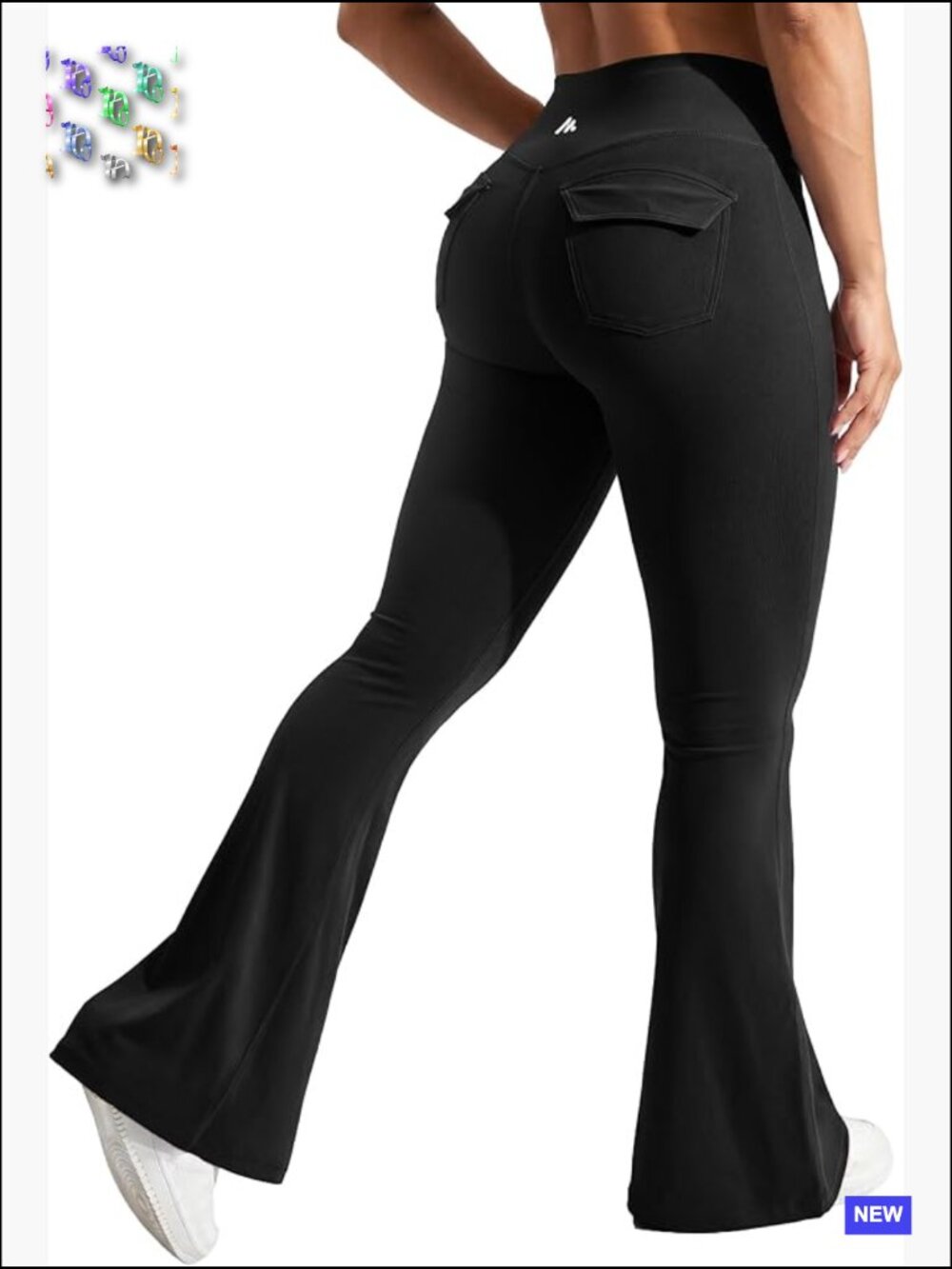 High Waisted Bootcut Yoga Pants with Pockets Flare Leggings for Women